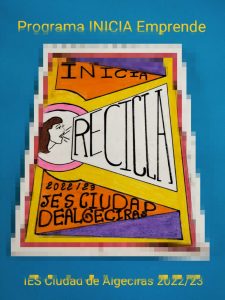 ALumno Rida creador del Poster para Prooyecto Inicia Emprende
